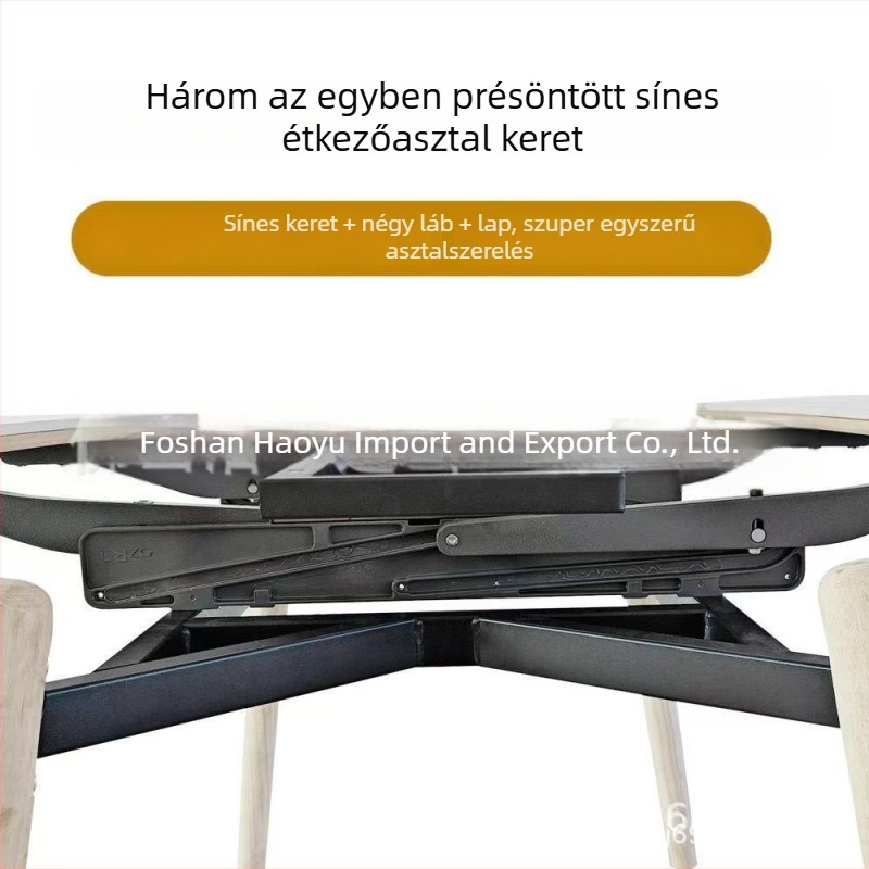 Bounce Rail étkezőasztal-kiegészítők — csúszó sínek, felhajtható kör alakú platform, többfunkciós polc, hidegen hengerelt acél hardver