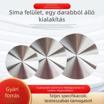 Kerek tömör alumínium korong bútorkellékekhez