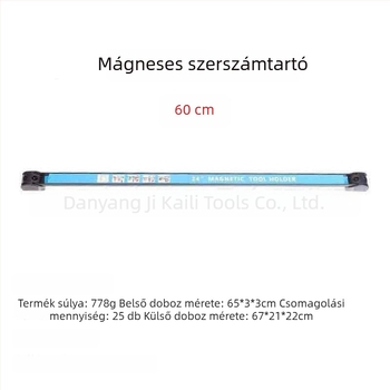 Erős mágneses tárolóállvány szerszámokhoz, mágneses akasztó, fémtárgyak rendezőszalag, kés- és szerszágtartó