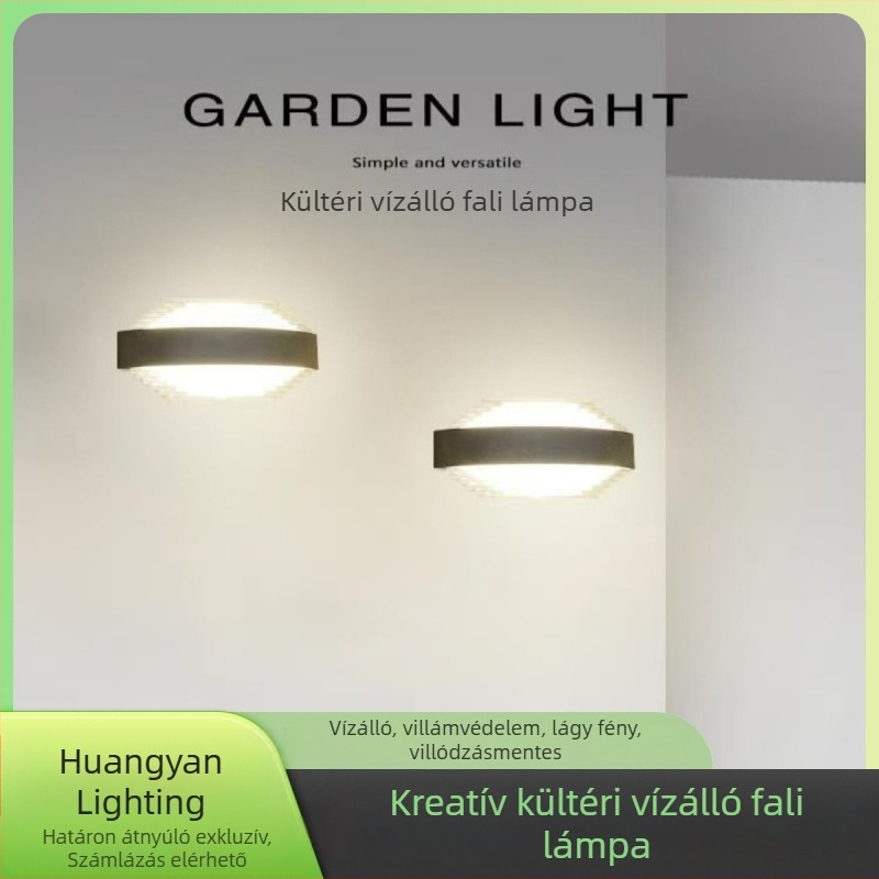 Vízálló falikar felfelé és lefelé világító, nagy fényerő, kültéri és beltéri hangulatvilágítás