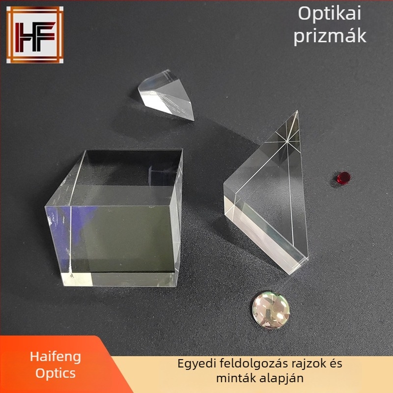 Magas precíziójú optikai rúd tükör, derékszögű visszaverő prisma, ipari látáslencse, aszférikus