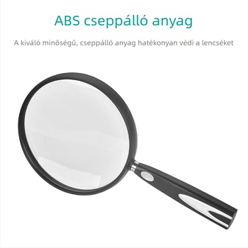 Kézi nagyító japán stílusú, nagy felbontású optikai üveggel, olvasáshoz időseknek, gyerekeknek és diákoknak