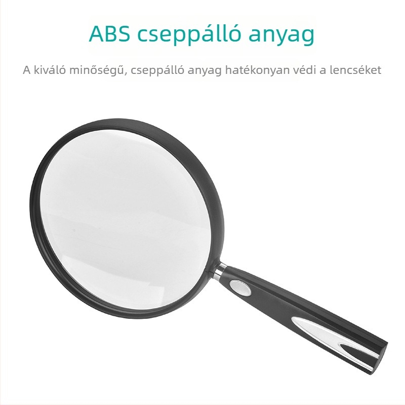 Kézi nagyító japán stílusú, nagy felbontású optikai üveggel, olvasáshoz időseknek, gyerekeknek és diákoknak