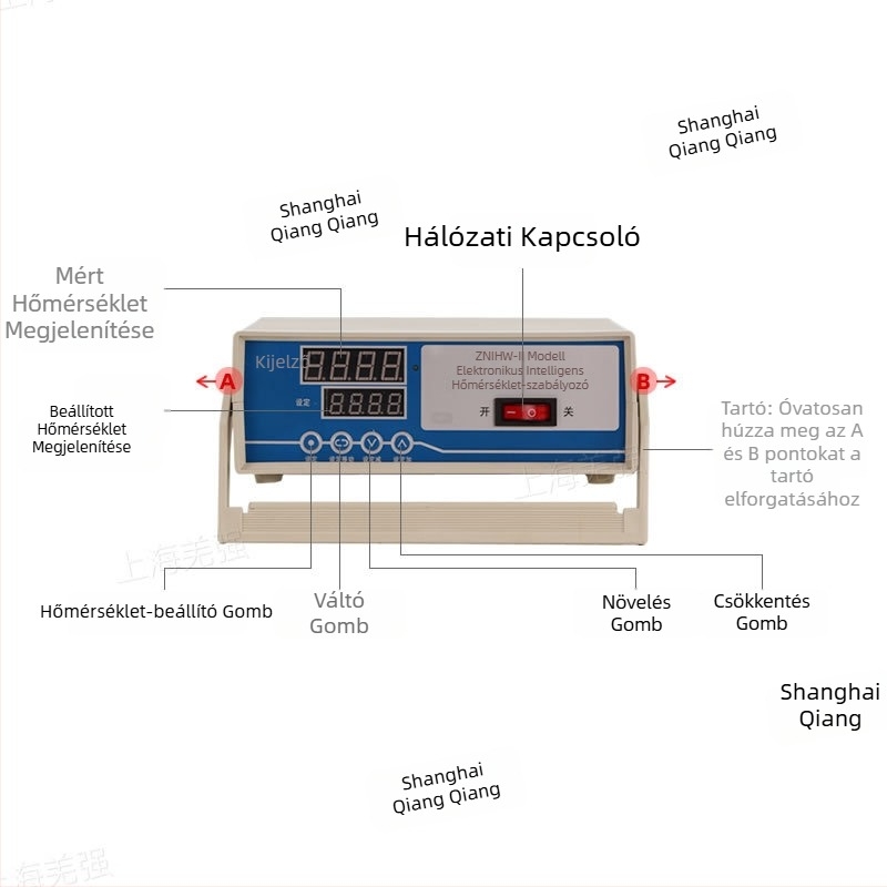 ZNHW-II intelligens digitális hőmérséklet-szabályozó energiatakarékos funkcióval, többfunkciós hőmérsékletszabályozó