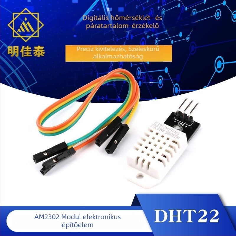 DHT22 1-Wire digitális hőmérséklet- és páratartalom-szenzor AM2302 modul elektronikai építőelemekhez