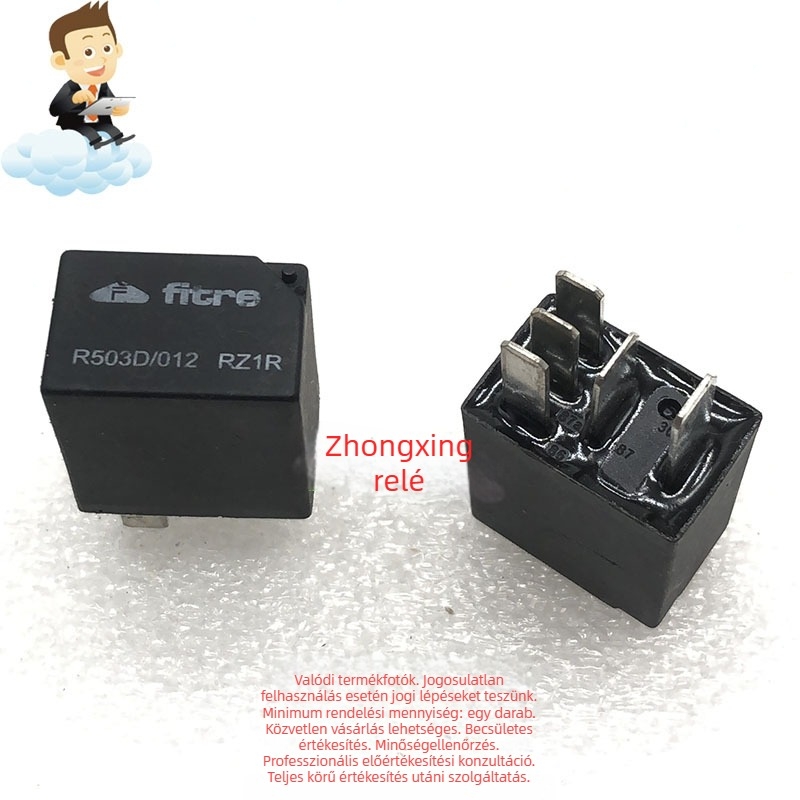 FITRE R503D/012 RZ1R, 5 tűs SPDT autó relé, 12V DC
