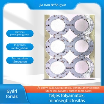 LED PCB-lemezek epoxi üvegszálas anyagból, egyoldalas táblák