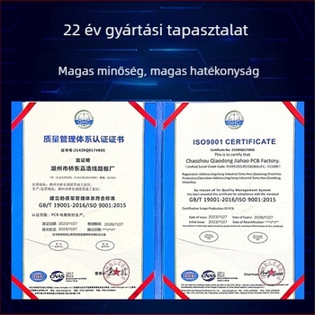 LED PCB-lemezek epoxi üvegszálas anyagból, egyoldalas táblák