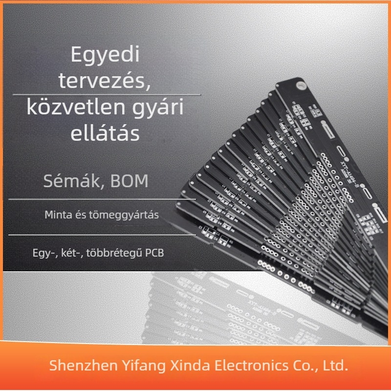 FR-4 PCB gyártás, kétoldalas, üvegszálas alapú, egyedi gyártás