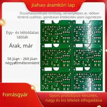 FR4/CEM-3 üvegszálas PCB – tápegység panel, 2 rétegű vagy 1 rétegű, elektronikai alkatrészek