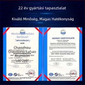 FR4/CEM-3 üvegszálas PCB – tápegység panel, 2 rétegű vagy 1 rétegű, elektronikai alkatrészek