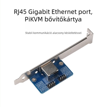 Raspberry Pihoz készült KVM távoli vezérlés PCIe adapterkártya ATX-modullal