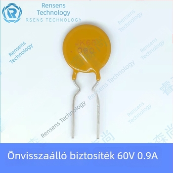 JK60-090 Jinke Plug-in PPTC újraindítható biztosíték 0.9A 60V védőelem