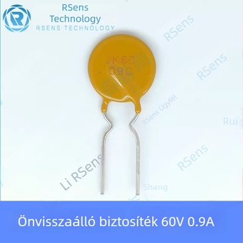 JK60-090 Jinke Plug-in PPTC újraindítható biztosíték 0.9A 60V védőelem