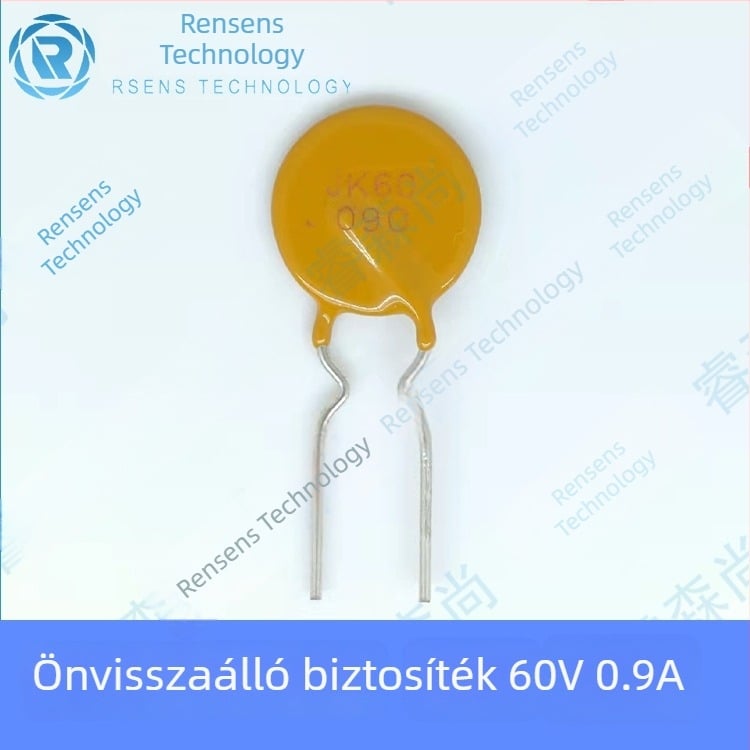 JK60-090 Jinke Plug-in PPTC újraindítható biztosíték 0.9A 60V védőelem