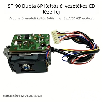 SF-90 CD lézerfej, kettős 6P konfiguráció, hat vonalas konfiguráció, VCD autójavító alkatrész