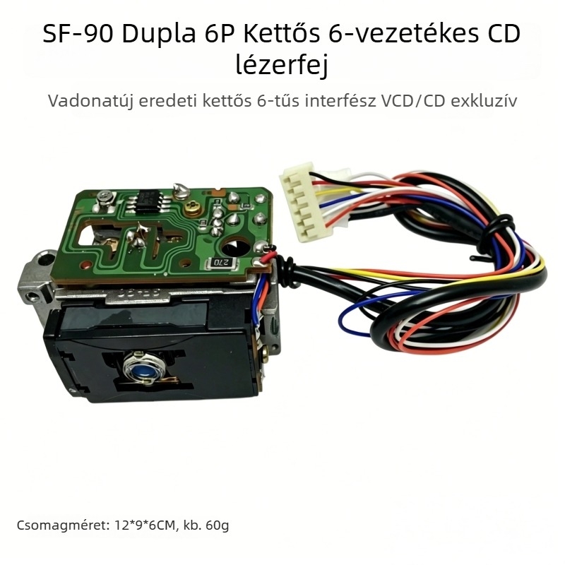 SF-90 CD lézerfej, kettős 6P konfiguráció, hat vonalas konfiguráció, VCD autójavító alkatrész