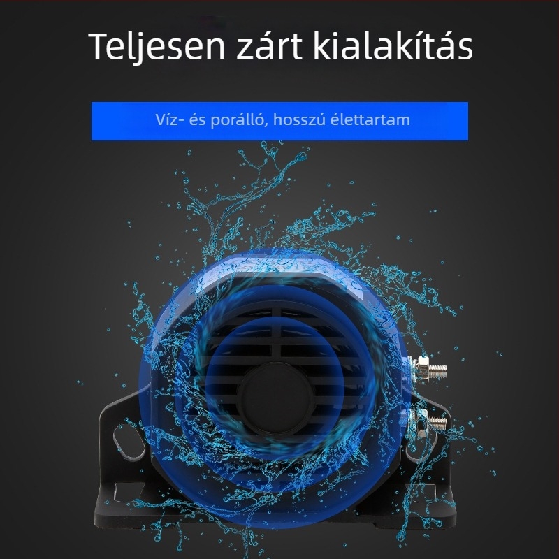  Univerzális tolató riasztó csengő teherautókhoz és targoncákhoz, 12-48V, vízálló, 110 dB