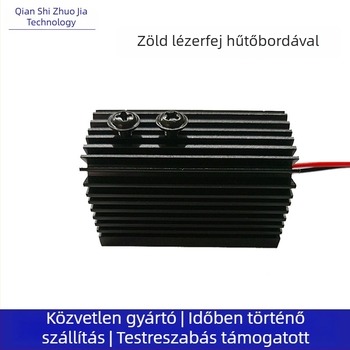Zöld lézerfej hűtővel, zöld lézermodullal