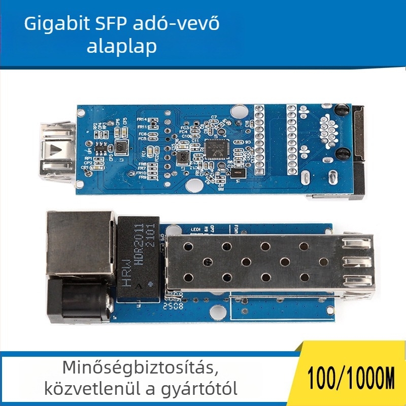 Mini Gigabit SFP optikai transzceiver PCBA alaplap LC csatlakozóval 1.25G