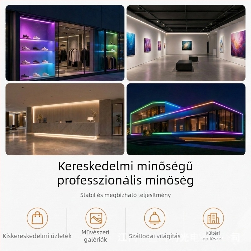 Okos alkalmazásvezérlésű színváltó neon LED-szalag gyilkossági nyomozós játékokhoz