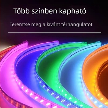 220V-os kültéri LED magasfeszültségű szalag, vízálló és rugalmas, alkalmas alagútakhoz és hidakhoz, nagy fényerő