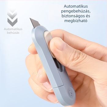 Deli NS065 Mini kézműves kés papírt vágáshoz, test alumínium-ABS ötvözet