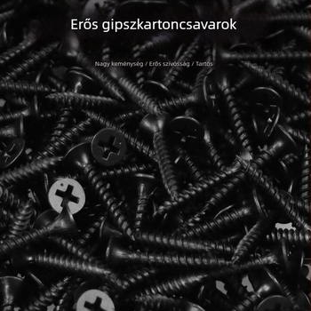 M3.5-ös szárazfal-öncsavaró csavar, kereszthajtású fej, nagy szilárdságú, gipszkartonhoz