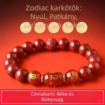 Kínvár karkötő nőknek és férfiaknak – Sárkányév Zodiákus Buddhája, 2024