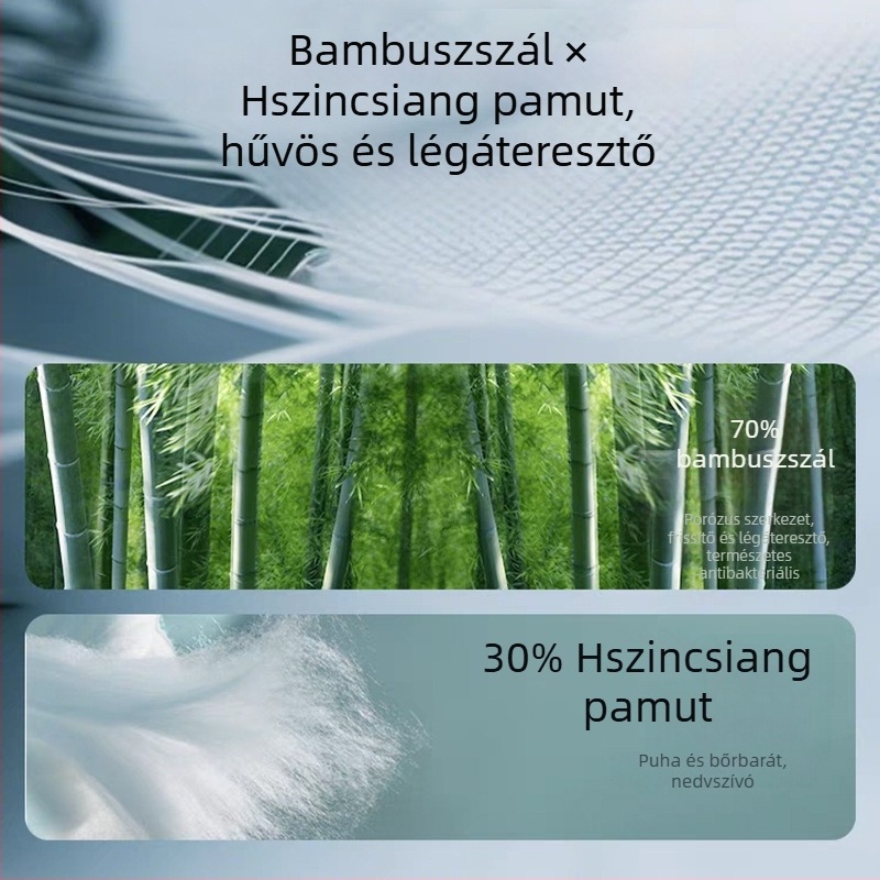 Újszülött bambusz-pamut bebújtató kendő, vékony nyári takaró a babának