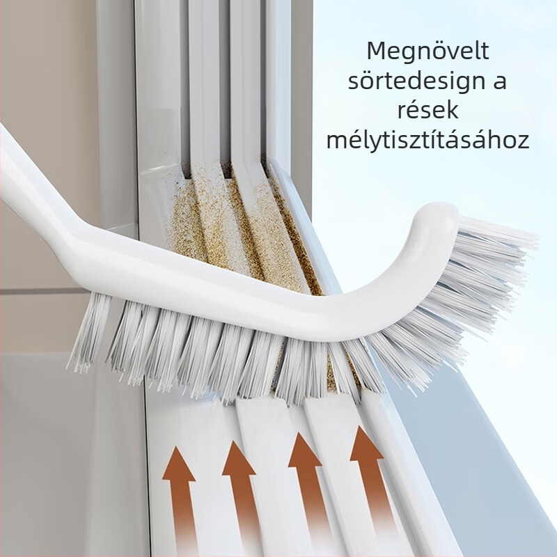 Többfunkciós padlótisztító kefe, hézagokhoz – kemény sörtéjű, fürdőszobához és csempézett felületekhez