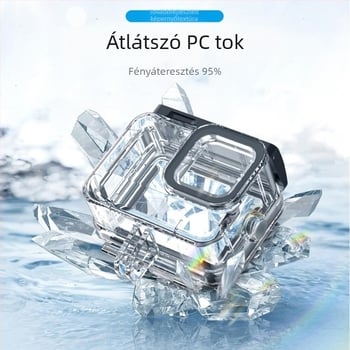 GoPro Hero9–13 vízálló ház antifog szűrővel — merüléshez és szörfözéshez tartozékok