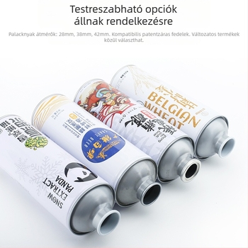 1L-es egyedi fémdoboz, nagy kör alakú lezárt élelmiszer‑csomagolás, CMYK nyomtatás