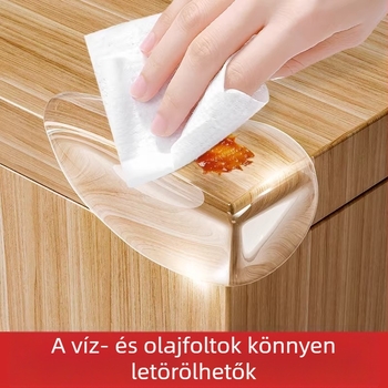 Asztali sarokvédő – ütés elleni védő a derékszögű sarkokra, élvédő; alkalmas szagelszívó és ablak sarkokra