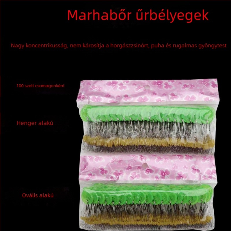 Szilikon űrgyöngyök, hengeres és olíva alakú, horgászathoz