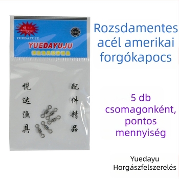 Táblára szerelt amerikai stílusú nyolcas gyűrű-csatlakozó horgászati felszerelésekhez
