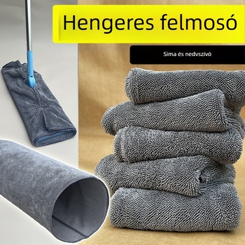 Chenille szövettel készült sík mop, 40 cm, nagy méret