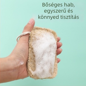 Luffa mosogatókendő konyhai tisztításra, olaj- és folteltávolítás, háztartási használat