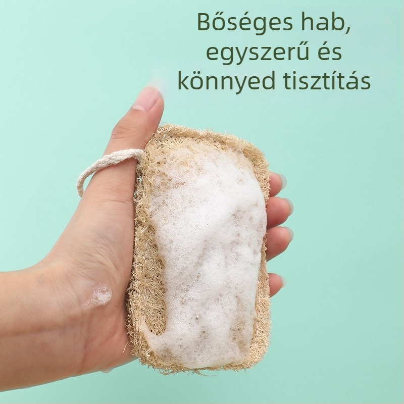 Luffa mosogatókendő konyhai tisztításra, olaj- és folteltávolítás, háztartási használat