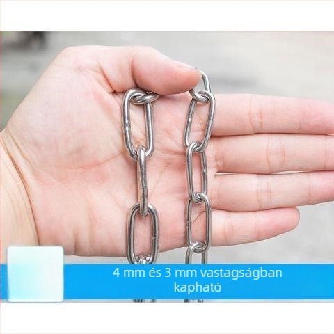 Nem magnetikus 304 rozsdamentes acél ruhaszárító lánc, új stílusú szélálló ruhaszárító kötél