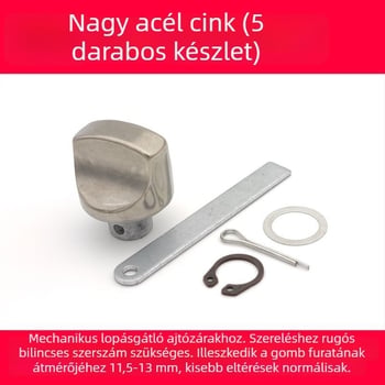lopás elleni ajtózár belső záró gomb tartozékok készlet, tömör 304 rozsdamentes acél fogantyú, biztonság, klasszikus univerzális típus