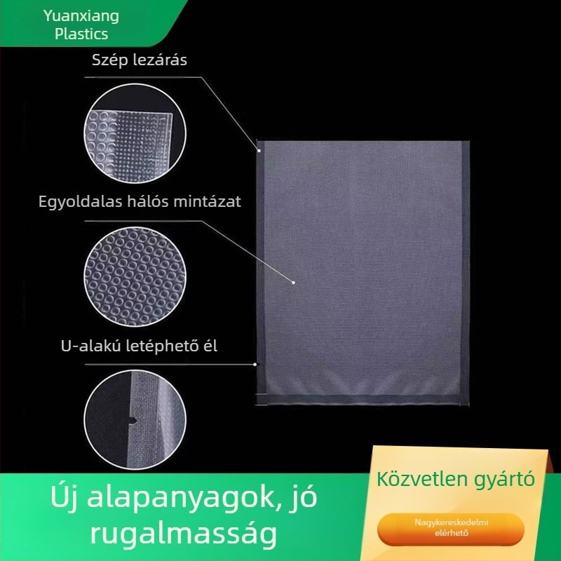 Texturált élelmiszer-vákuumtasakok és otthoni zárógép