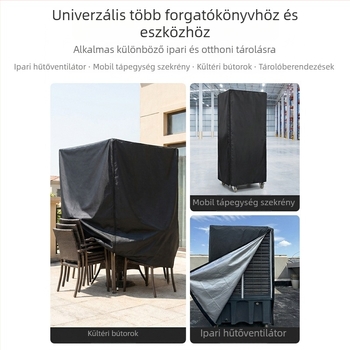Oxford szövetből készült porvédő légkondicionálóhoz, beltéri és kültéri használatra, vízálló, UV-védelem, univerzális méret