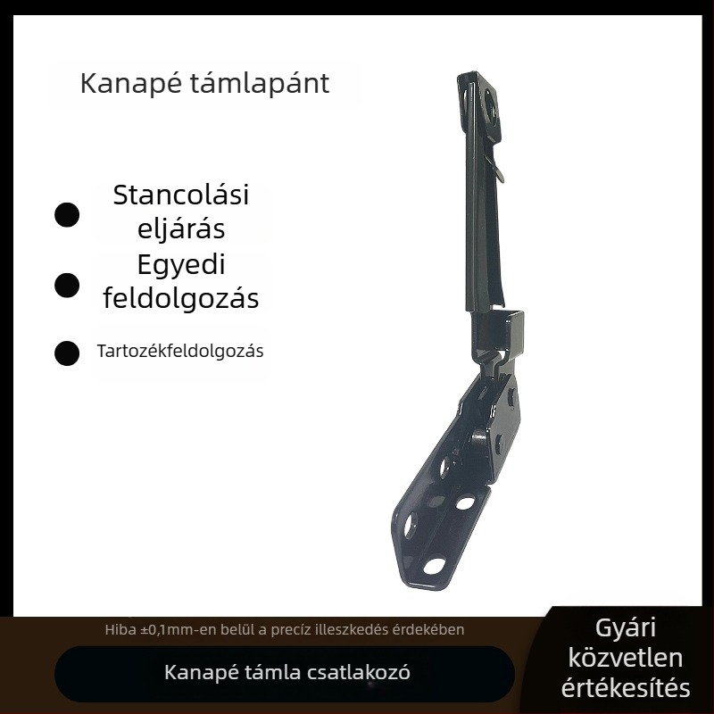 Állítható szögű háttámla- és kartámasz pánt kanapéhoz – összecsukható bútoralkatrész