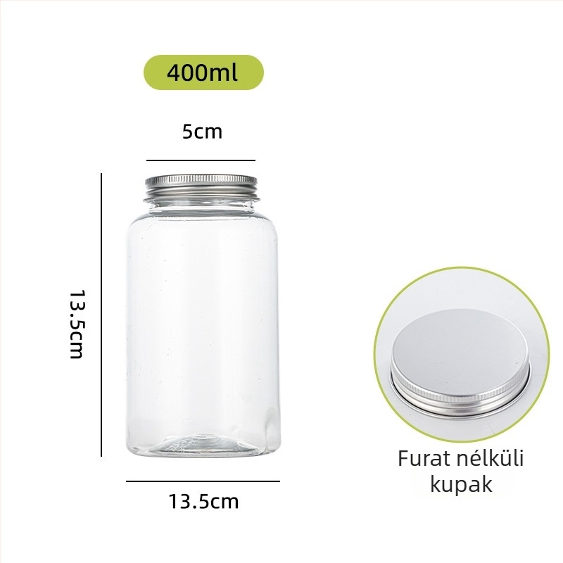 Fuxiang egyszer használatos műanyag üveg Dirty Milk Tea, 401–500 ml, kerek, logó nyomtatással