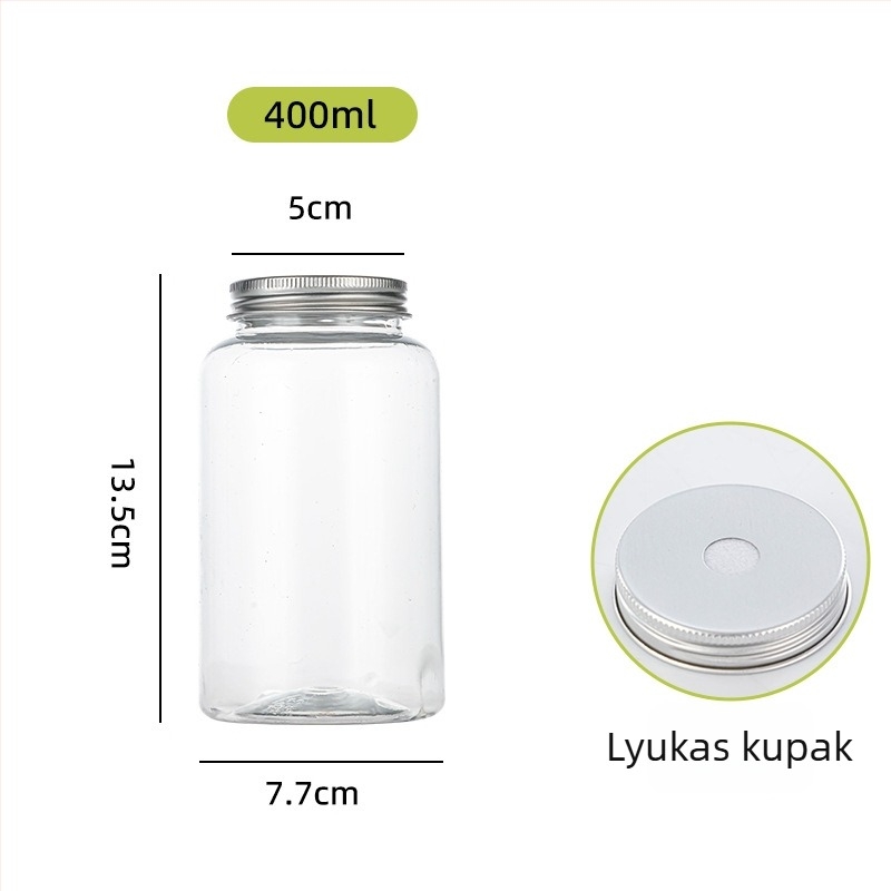 Fuxiang egyszer használatos műanyag üveg Dirty Milk Tea, 401–500 ml, kerek, logó nyomtatással