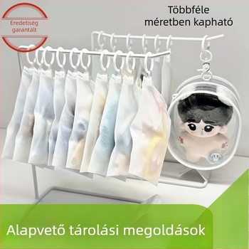 Minimalista matt hordozható tároló táska, vízálló ruhák és irodai kellékek rendezéséhez, húzófüllel