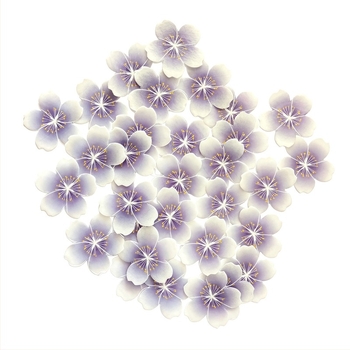 Sakura rizspapír desszertekhez és hideg ételekhez, dekoráció nyalókákhoz kristályos csillagos égbolttal, élelmiszer-minőségű waferspapír DIY
