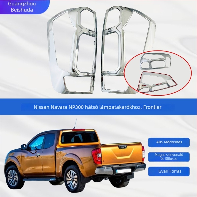 Nissan Navara NP300 hátsó lámpa kerete – elektroplakált