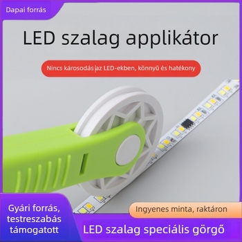 LED-szalaghoz készült rolleres telepítőeszköz, alacsony feszültségű lineáris szalagokhoz